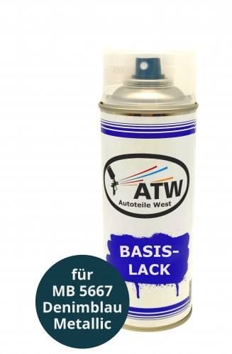 Autolack für MB 5667 Denimblau Metallic